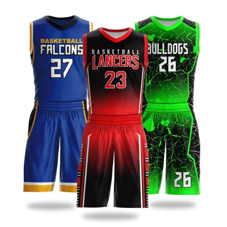 Basketball uniform sublimation designs